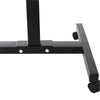Folding Laptop Table Over Sofa Bed Desk Angle Adjustable Stand with Caster Wheel