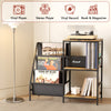 Smilesun Record Player Stand Vinyl Storage 3 Tier Turntable Stand 200 Albums