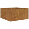 Raised Garden Flower Beds Rusty Metal Large Planters Weathering Steel