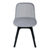 4pcs Dining Chairs Contemporary Lounge Dining Home Office Plastic Reception Seat