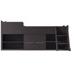 Cabin Bed Mid Sleeper 3ft Single Kids Wooden Bed Frame with Drawer Shelf Storage