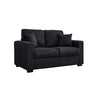 Luxury 2, 3 Seater Linen Fabric Couch Sofa Armchair with 2 Pillows Living Room