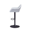 Set of 2 Barstool Kitchen Breakfast Swivel Pub Counter Gas Lift PU Leather Chair