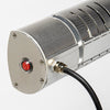 Wall Mounted Patio Heater Silver Infrared & Remote Control 3kW Heatlab