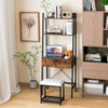 Vanity Table Set Ladder Makeup Vanity Makeup Vanity Dressing Table w/ Mirror