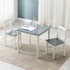 Classic Solid Wooden Dining Table and 4 or 2 Chairs Set Kitchen Home