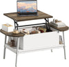 Lift Top Coffee Table, Coffee Tables With Living Room With Hidden Storage Compar