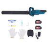 Hedge Trimmer Long Reach 21V Cordless Electric Cutter with Battery and Charger