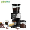 BioloMix Automatic Burr Coffee Grinder – 30 Gears, Espresso & Pour Over with Bea