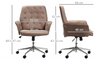 Vinsetto Office Desk Chair, Microfibre Vanity Chair with Height Adjust 44-2-160