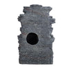 Garden Water Feature Outdoor Solar Power Cascading Water Fountain with LED Light