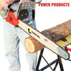 2.4KW 62cc Petrol Chainsaw Powerful 22" Bar Length 2-Stroke Wood Cutter Saw 2024