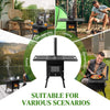 Portable Wood Burning Cooking Stove Camping Bell Tent Heating Stove With Pipe UK