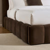 Dusk Cheshire Cappuccino Velvet Double Ottoman Storage Bed RRP £799