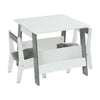 Kids Table and Chairs Set Wooden Preschoolers Children's Table with 2 Chairs Set