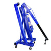 Blue Folding 1 Ton Hydraulic Engine Crane Hoist Lift Workshop Mechanics Lifting