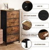 Vintage Chest Of Drawers 4 Storage Drawers Steel Frame Bedroom Furniture