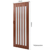 Internal Bi Folding Concertina Accordion Door PVC Sliding Divider Doors Bathroom