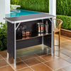 Camping Bar Table Folding Portable Trestle Picnic BBQ Outdoor Party Garden Desk