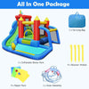 7-in-1 Inflatable Water Park Kids Bounce House w/ Slide & Climbing Wall Bouncer