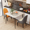 80cm Square Marble Kitchen Dining Table Meeting Room Office Lounge Coffee Table