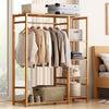Wooden Clothes Rail Garment Rack Hanging T-Shirt Coat Stand Storage Shelves Home