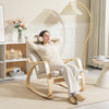 Comfortable Relax Rocking Chair Upholstered Lounge Chair Recliner with High Back