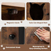 Industrial Cat Litter Box Enclosure Cat House Side Table Cat Washroom Furniture