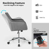 Home Office Leisure Chair Adjustable Swivel Dutch Velvet Task Chairs-Grey