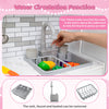 Large Kitchen Playset for Boys Girls Pretend Play Chef Toys Set Pink