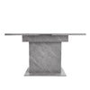 Extendable Dining Table Rectangular Kitchen Dining Room Table with Storage, Grey