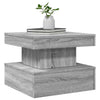 Grey Sonoma Coffee Table with - Modern Engineered Wood Side Table for P7G8