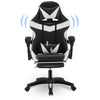 Massage Gaming Chair Leather Racing Office Executive Recliner with Leg Rest Home