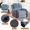 Electric Recliner Massage Heated Vibration Sofa Reclining Armchair w/ Cup Holder