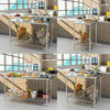 2/3/4/5/6 FT Stainless Steel Table Commercial Catering Work Prep Kitchen Bench