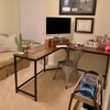 L-Shaped Computer Desk Large Corner Desk Office Workstation Study Writing Table