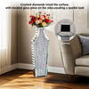Shiny Tall Floor Vase Sparkly Crushed Diamond Glitter Flower Pot Floor Vase Deco