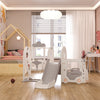 Toddler Swing Slide Kids Children Basketball Playset Playground Activity Centre