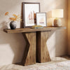 55-Inch Console Table, Farmhouse Wood Narrow Sofa Table for Entryway Living Room