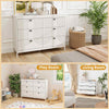 Home Storage Cabinet Kitchen Buffet Cabinet Sideboard-White