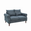 Panana 2 Seats Loveseat Couch Sofa Ottoman Upholstered Furniture for Small Space