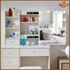 Dressing Table with 10 LED Light Mirror 6 Drawers Vanity Make Up Desk Bedroom UK