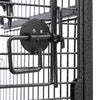 Medium Large Bird Cage Iron Birdcage Playtop Perch Stand Bottom Tray + 4 Roller
