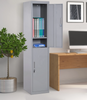 Tall Industrial Cabinet Vintage Narrow Locker Metal Storage Cupboard Retro Door