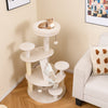 Cat Tree Kitty Tower Activity Center with Condo Scratching Posts White