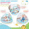 4-in-1 Baby Kick and Play Piano Gym Infant Toddler Activity Play Mat with Toys