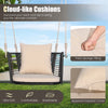 Patio Hanging Rattan Basket Chair Indoor Outdoor Swing Hammock Chair