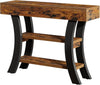 41" Small Console Table for Entryway 3-Tier Rustic Sofa Table with Storage Shelf