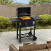 Charcoal BBQ Grill Trolley Barbecue Patio Outdoor Garden Heating Smoker Picnic