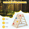 Double Sided Triangle Climber Wooden Climbing Toy Montessori Climbing Triangle